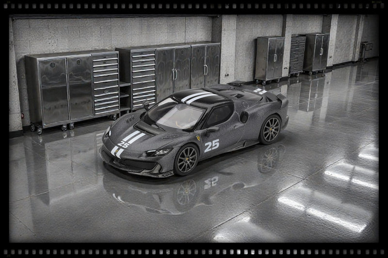 Chargez l'image dans la visionneuse de la galerie, Ferrari 296 SPÉCIALE GRIS SILVERSTONE MAT 2025 BBR Models 1:64
