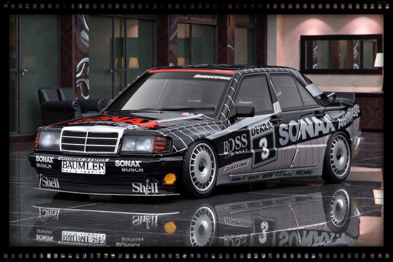 Chargez l'image dans la visionneuse de la galerie, MERCEDES-BENZ PANDEM 190 NOIR IGNITION MODEL 1:18
