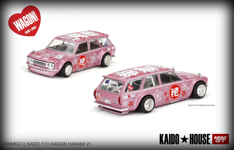 Load image into Gallery viewer, Datsun 510 Wagon Hanami V2 Kaido House (RHD) MINI GT 1:64
