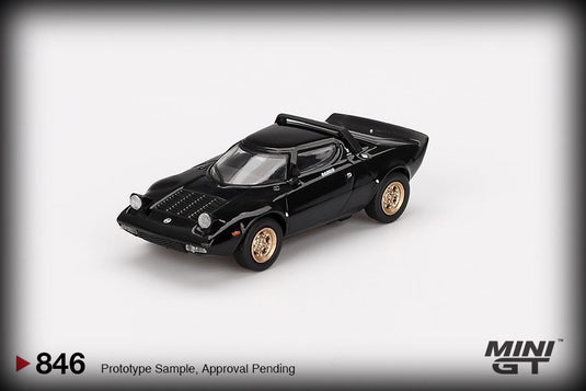 Lancia STRATOS HF STRADALE NERO 1973 (LHD) MINI GT 1:64