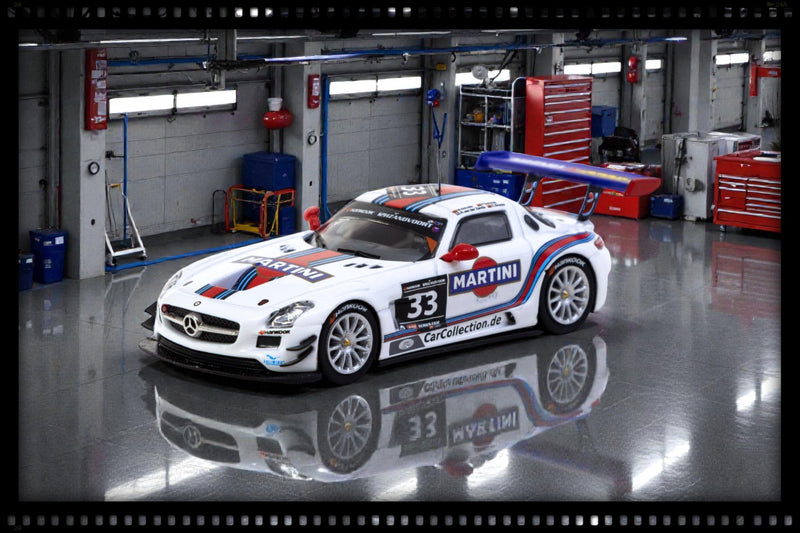 Load image into Gallery viewer, Mercedes-Benz SLS AMG GT3 #33 MIRKO SCHULTIS ZANDVOORT WINNER 2014 TARMAC WORKS 1:64
