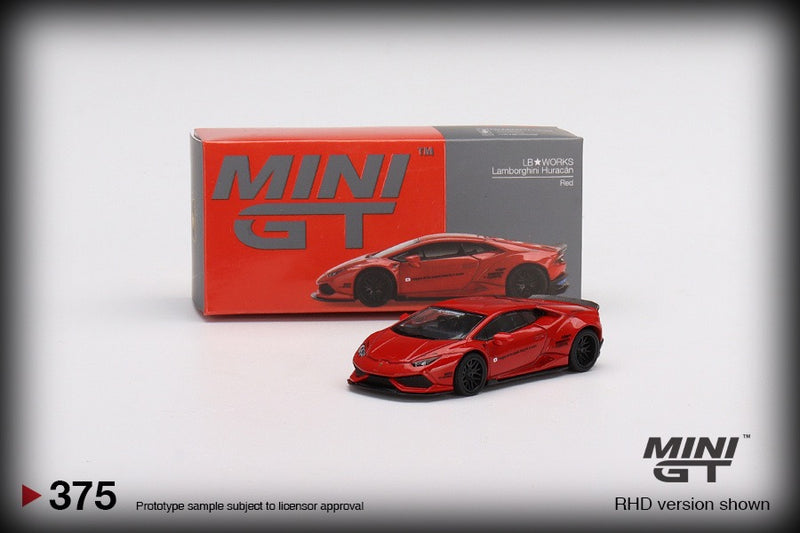 Load image into Gallery viewer, Lamborghini HURACAN VER.2 LB WORKS (RHD) MINI GT 1:64
