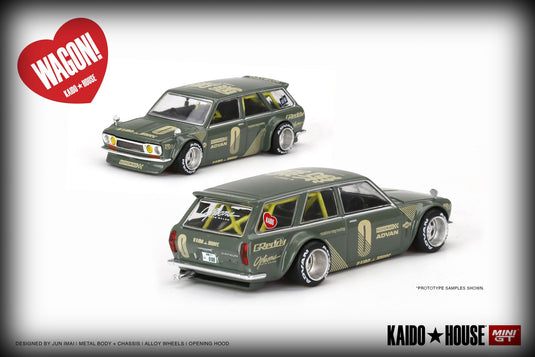 Datsun 510 Wagon Kaido House (RHD) MINI GT 1:64