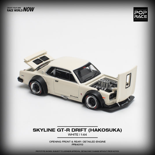 Nissan Skyline GT-R V8 Drift Hakosuka POP RACE 1:64