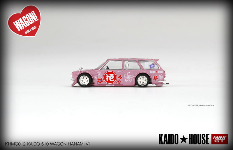 Load image into Gallery viewer, Datsun 510 Wagon Hanami V2 Kaido House (RHD) MINI GT 1:64
