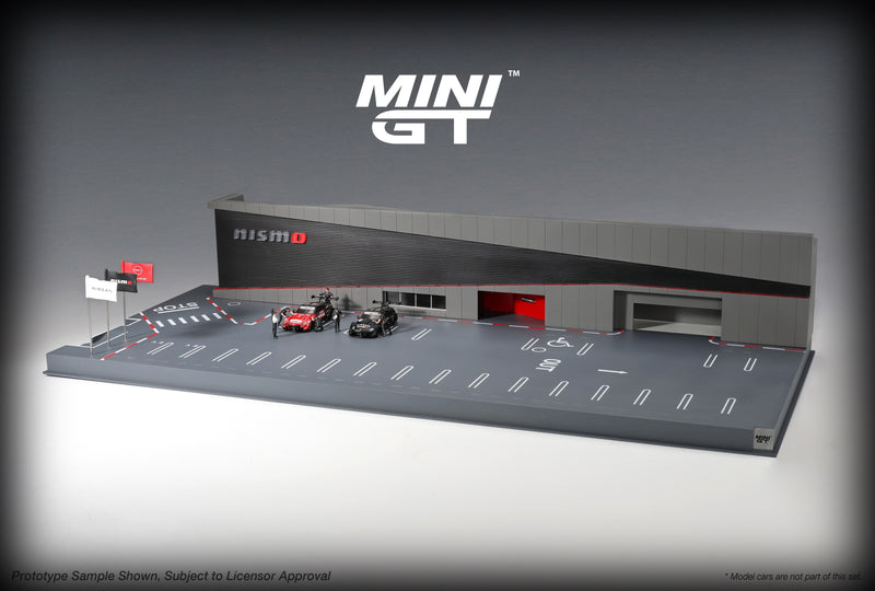 Load image into Gallery viewer, Nissan DIORAMA MOTORSPORT &amp; CUSTOMIZING NISMO OPERATION CENTER 2024 (Without the cars) MINI GT 1:64
