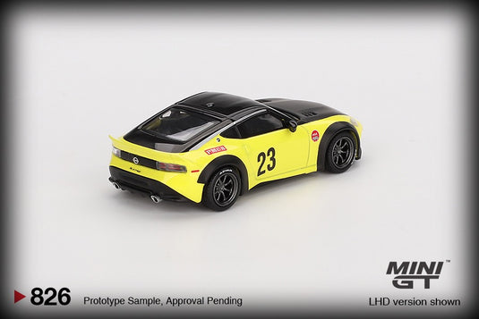 Nissan Z LB LB NATION WORKS IKAZUCHI JAUNE 2024 (LHD) MINI GT 1:64