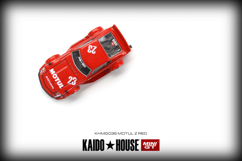 Load image into Gallery viewer, Datsun Datsun Fairlady Z Motul Z V2 Kaido House MINI GT 1:64
