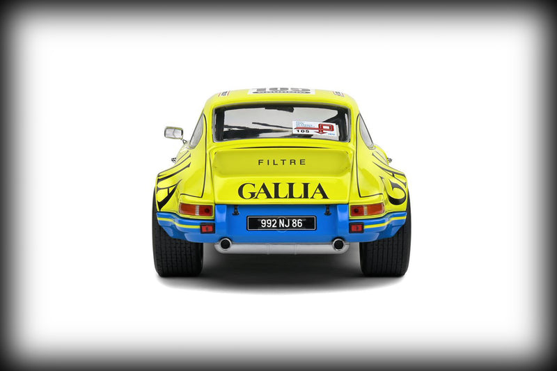 Chargez l&#39;image dans la visionneuse de la galerie, Porsche 911 RSR LAFOSSE / ANGOULET TOUR DE FRANCE AUTOMOBILE 1973 (JAUNE) SOLIDO 1:18
