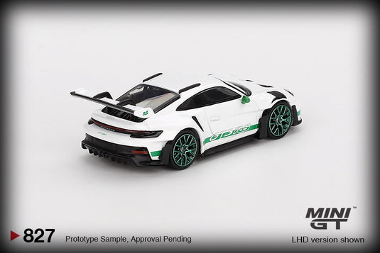 Porsche 911 (992) GT3 RS WHITE TRIBUTE TO CARRERA RS PACKAGE 2023 (LHD) MINI GT 1:64