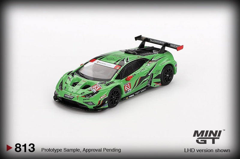 Load image into Gallery viewer, Lamborghini HURACÁN GT3 EVO2 #63 IRON LYNX DAYTONA 24 HRS 2023 (LHD) MINI GT 1:64
