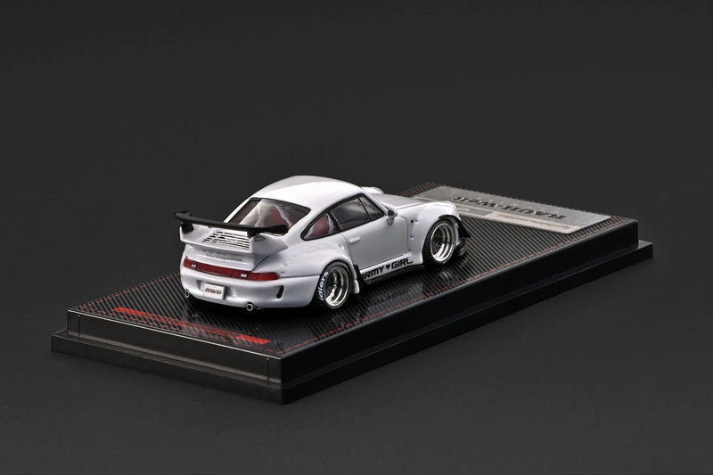 Chargez l'image dans la visionneuse de la galerie, PORSCHE RWB 993 BLANC IGNITION MODEL 1:64
