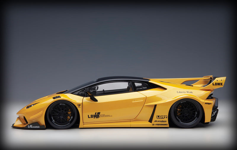 Load image into Gallery viewer, Lamborghini HURACAN GT LIBERTY WALK LB SILHOUETTE WORKS AUTOart 1:18
