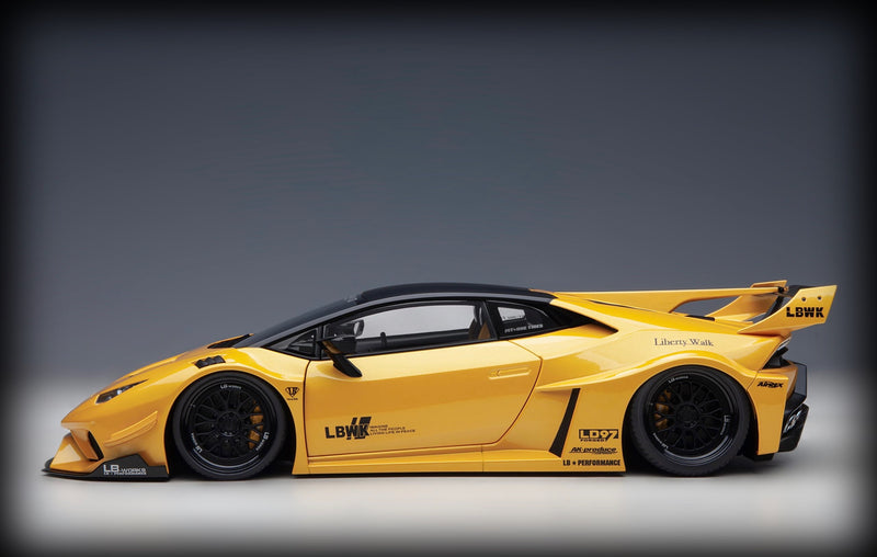 Laad de afbeelding in de Gallery-viewer, Lamborghini HURACAN GT LIBERTY WALK LB SILHOUETTE WORKS AUTOart 1:18
