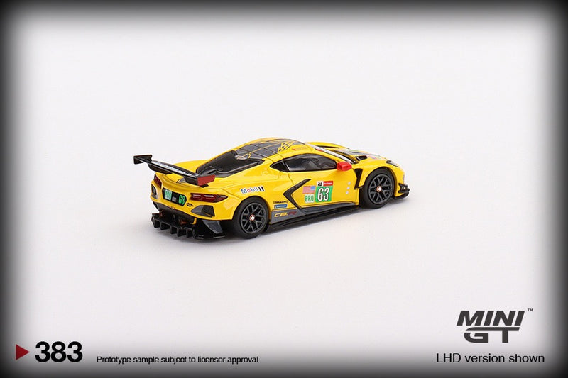 Chargez l&#39;image dans la visionneuse de la galerie, Chevrolet CORVETTE C8.R #63 Corvette Racing 2021 Le Mans 24H MINI GT 1:64
