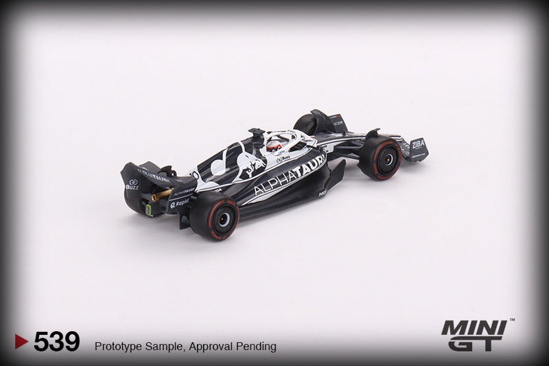 Load image into Gallery viewer, AlphaTauri AT03 #10 Pierre Gasly Abu Dhabi Grand Prix 2022 MINI GT 1:64
