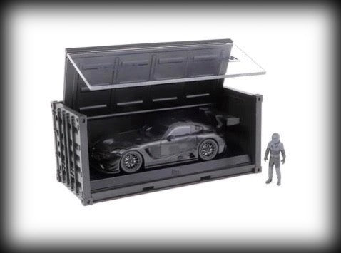 Mercedes AMG GT3 #4 with container & figure TARMAC WORKS 1:64
