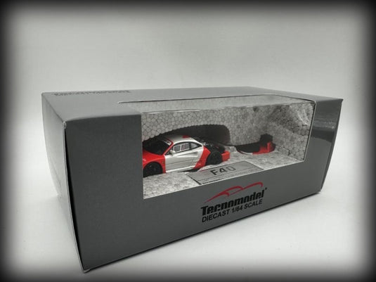 Ferrari F40 LM PRESS VERSION 1996 White/Red TECNOMODEL 1:64