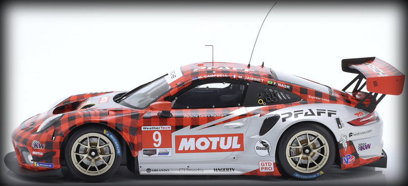 Chargez l&#39;image dans la visionneuse de la galerie, Porsche 911 GT3 R #9 CAMPBELL/JAMINET/NASR WINNER GTD-PRO 24H DAYTONA 2022 IXO 1:18
