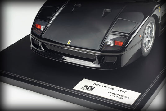 Ferrari F40 LM 1987 (ÉDITION LIMITÉE 3 pièces) HC MODELS 1:8