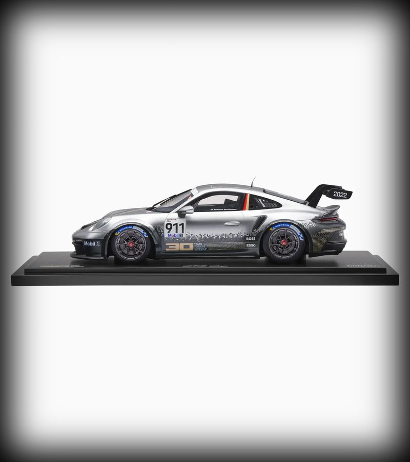 Laad de afbeelding in de Gallery-viewer, Porsche 911 GT3 CUP #911 30Y SUPERCUP - LIMITED EDITION 300 stuks - PORSCHE DEALERMODEL 1:18
