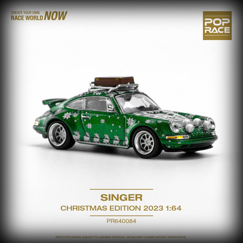 Laad de afbeelding in de Gallery-viewer, Porsche Singer Targa 2023 Christmas Edition POP RACE 1:64
