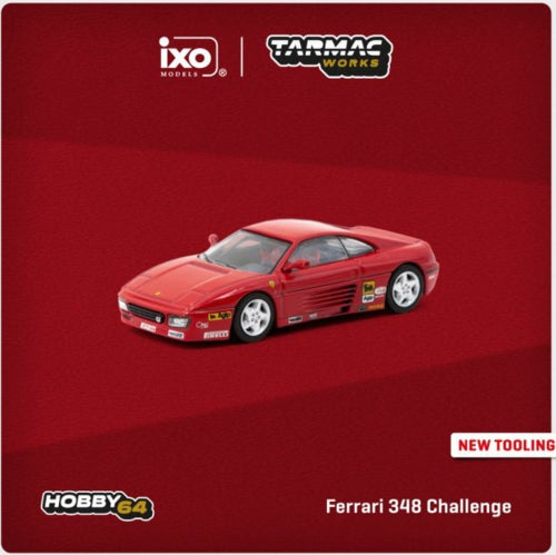 Ferrari 348 CHALLENGE RED TARMAC WORKS 1:64