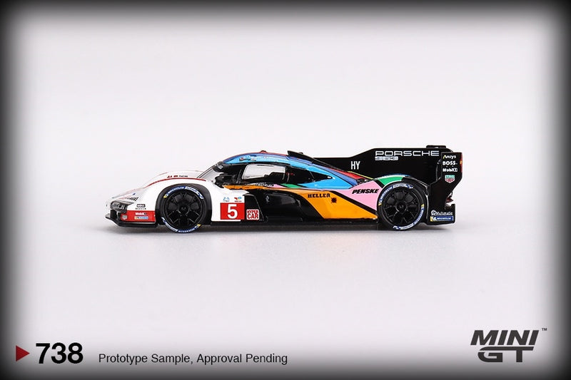 Load image into Gallery viewer, WORLDWIDE LIMITED EDITION OF 3000PCS SET OF 3 PORSCHE 963 PENSKE MOTORSPORT #5 / #6 / #75 24H LE MANS 2023 MINI GT 1:64
