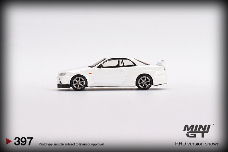 Laad de afbeelding in de Gallery-viewer, Nissan Skyline GT-R (R34) V-Spec N1 (RHD) MINI GT 1:64
