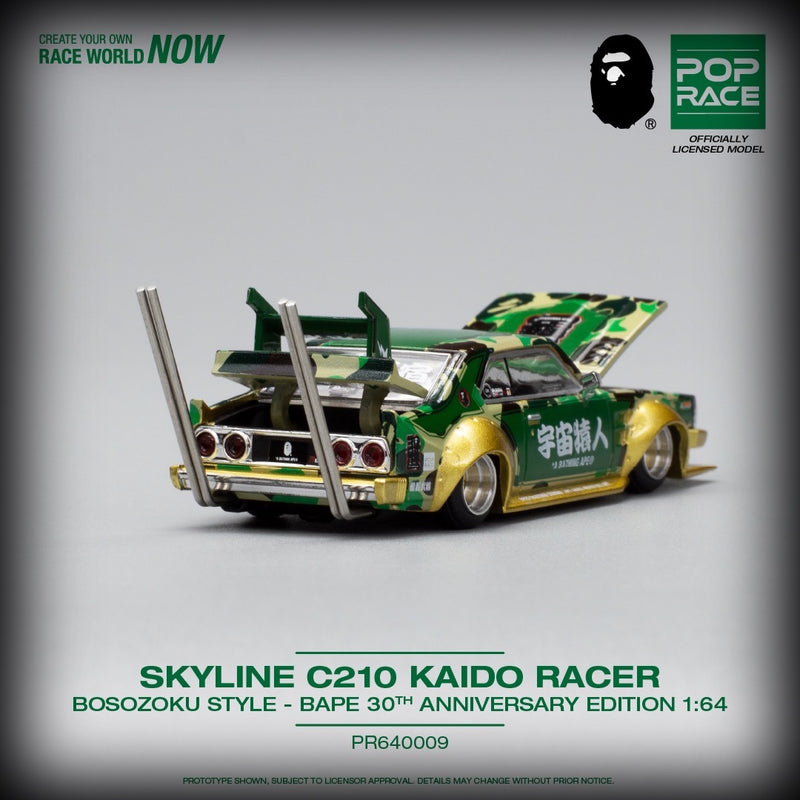Load image into Gallery viewer, Nissan Skyline C210 Bosozoku Style Bathing POP RACE 1:64
