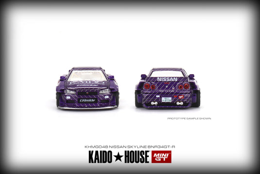 Nissan Skyline GT-R (R34) V1 Kaido House MINI GT 1:64
