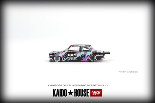Datsun 510 Pro Street HKS V1 Kaido House MINI GT 1:64