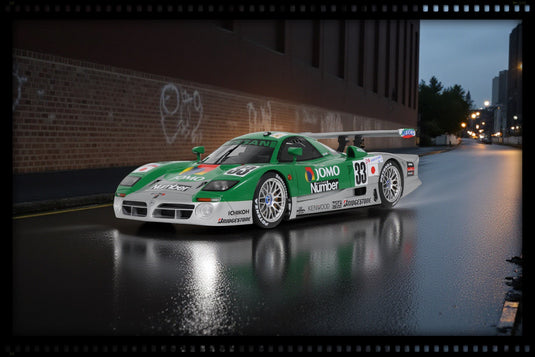 Nissan R390 GT1 LE MANS 1998 GREEN 1998 GT SPIRIT 1:18