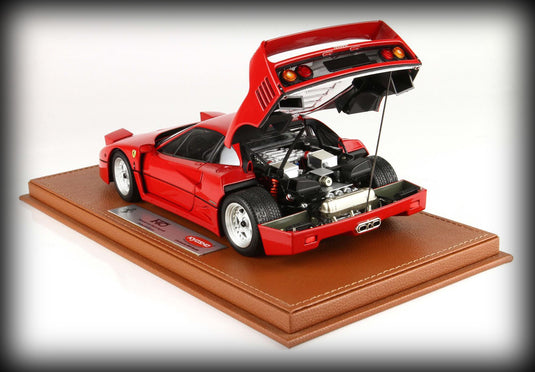 Ferrari F40 Valeo S N 79883 Personal Car Gianni Agnelli with display case (LIMITED EDITION 300 pieces) BBR Models 1:18