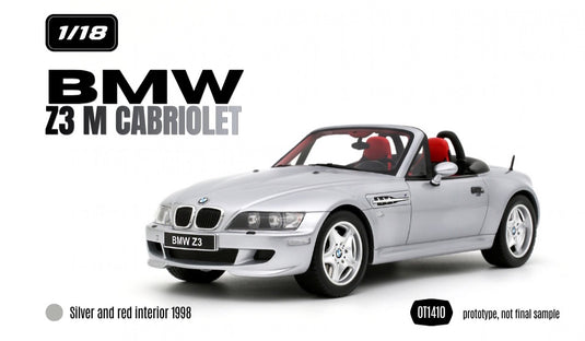 BMW Z3 M ROADSTER TITAN SILVER 1999 OTTOmobile 1:18