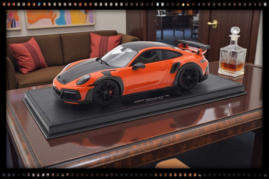 Porsche 911 (992) TECHART GTstreet R Orange - Limited Edition 9 of 20 pieces - TECHART 1:18