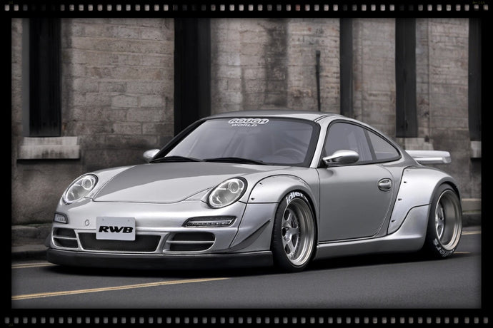 Porsche RWB 997 SILVER IGNITION MODEL 1:18