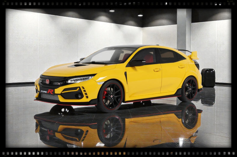 Load image into Gallery viewer, HONDA CIVIC TYPE R FK8 EURO SPEC SUNLIGHT YELLOW 2020 OTTOmobile 1:18

