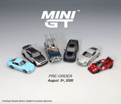 ASTON MARTIN DBS LIGHTNING ARGENTÉ 2008 MINI GT 1:64