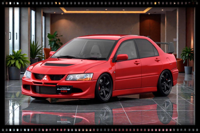 Chargez l'image dans la visionneuse de la galerie, MITSUBISHI LANCER EVOLUTION VIII MR (CT9A) ROUGE IGNITION MODEL 1:18
