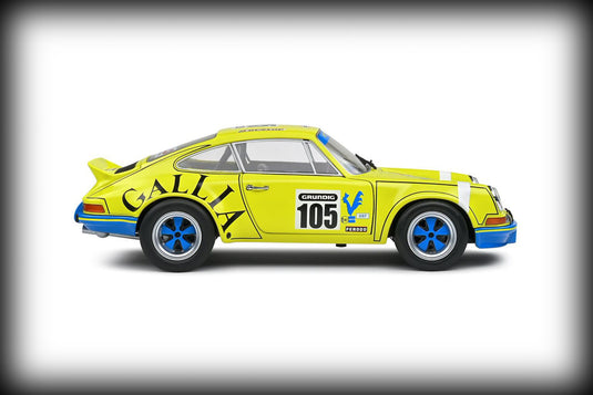 Porsche 911 RSR LAFOSSE / ANGOULET TOUR DE FRANCE AUTOMOBIEL 1973 (GEEL) SOLIDO 1:18