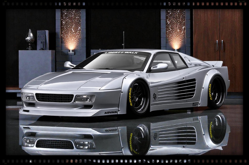 Chargez l'image dans la visionneuse de la galerie, FERRARI LB-WORKS 512 ARGENTÉ IGNITION MODEL 1:18
