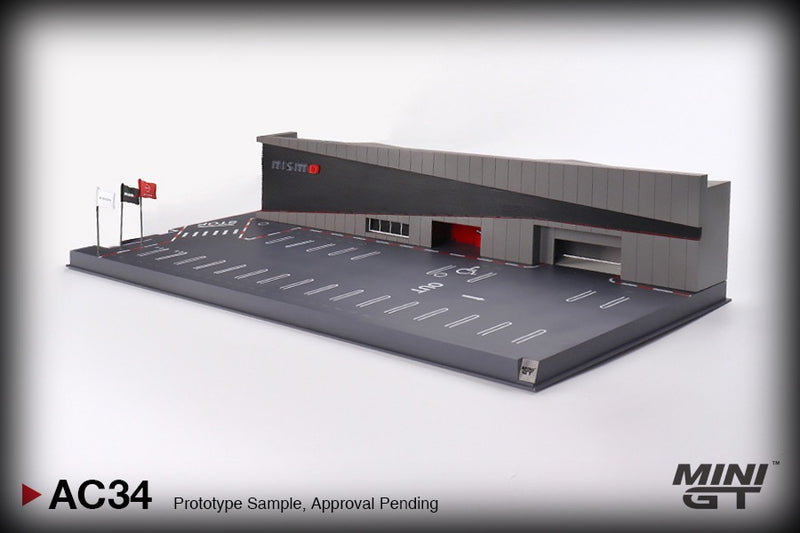 Load image into Gallery viewer, Nissan DIORAMA MOTORSPORT &amp; CUSTOMIZING NISMO OPERATION CENTER 2024 (Without the cars) MINI GT 1:64
