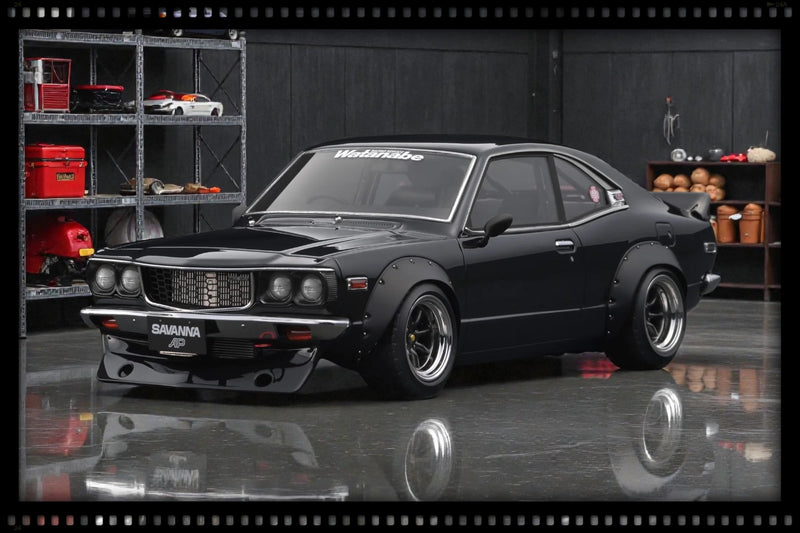 Load image into Gallery viewer, MAZDA SAVANNA (S124A) BLACK IGNITION MODEL 1:18
