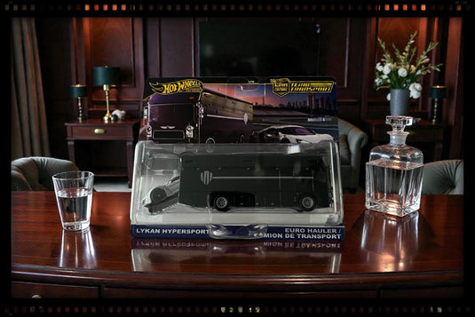 Lykan HYPERSPORT & Euro HAULER TEAM TRANSPORT HOT WHEELS 1:64