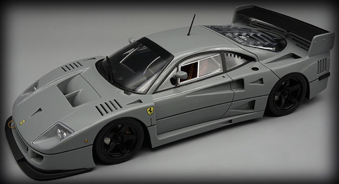 Ferrari F40 LM 1996 Press Version Grigio Medio with black rims TECNOMODEL 1:18