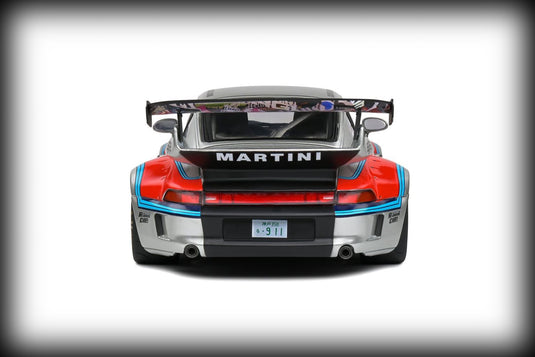 Porsche RWB BODYKIT MARTINI GRIJS 2020 SOLIDO 1:18