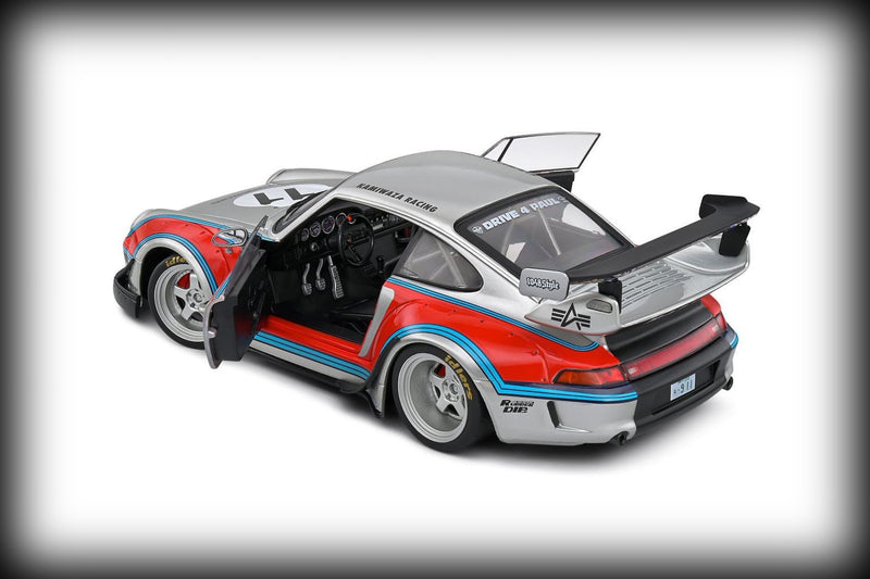 Load image into Gallery viewer, Porsche RWB BODYKIT MARTINI GREY 2020 SOLIDO 1:18
