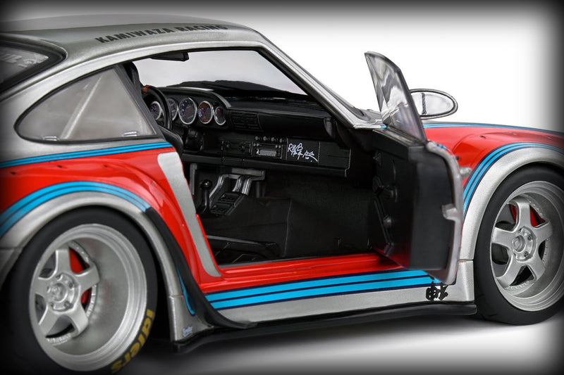 Load image into Gallery viewer, Porsche RWB BODYKIT MARTINI GREY 2020 SOLIDO 1:18
