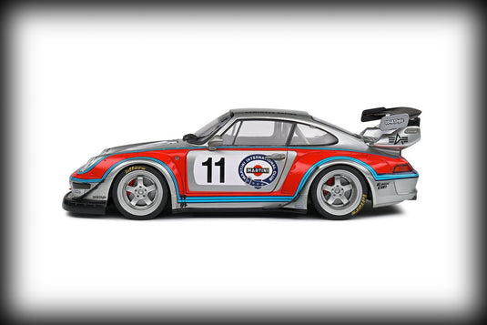 Porsche RWB BODYKIT MARTINI GRIJS 2020 SOLIDO 1:18
